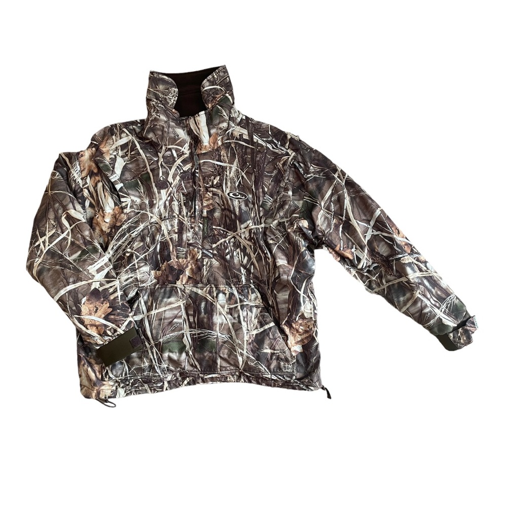 Drake Waterfowl Advantage Max-4 HD Magnattach Pocket PullOver Jacket Mens XL
